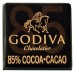 Godiva Dark Chocolate Carre 85%