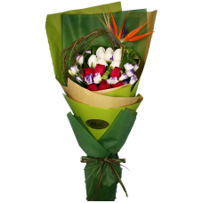 Bird Paradise with Roses Bouquet