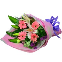 Pink Flowers Bouquet