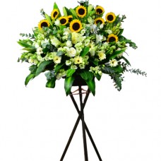 Funeral flower arrangement