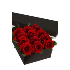 12 x Long Stem Premium Rose Presentation Box