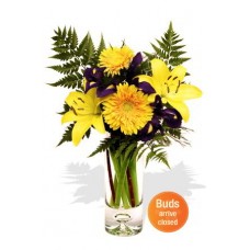 Gerbera , Lily and Iris Bouquet