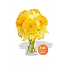 Gerbera and Asiatic Bouquet