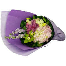 Hydrangea Cymbidium Bouquet