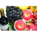 Fathers Day Seasonal Fruits Hamper with Red Wine